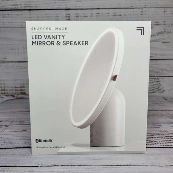 Sharper Image Makeup Sharper Image Led Vanity Mirror With Bluetooth